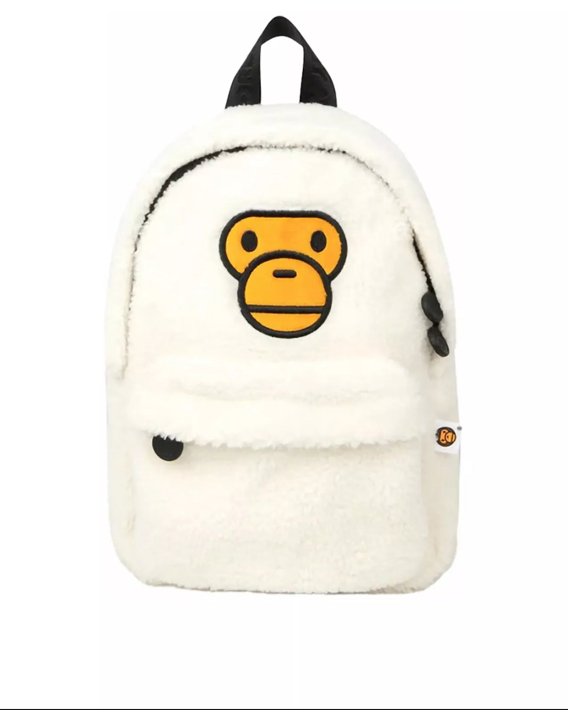 BAPE Baby Milo Mini Fur Backpack Ivory