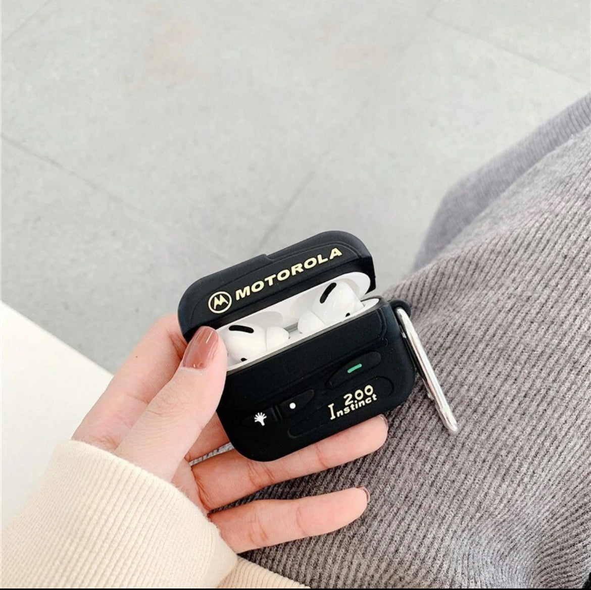 3D Retro Classic Beeper Earphone Charging Cover For Apple Airpods 1 2 Pro Case