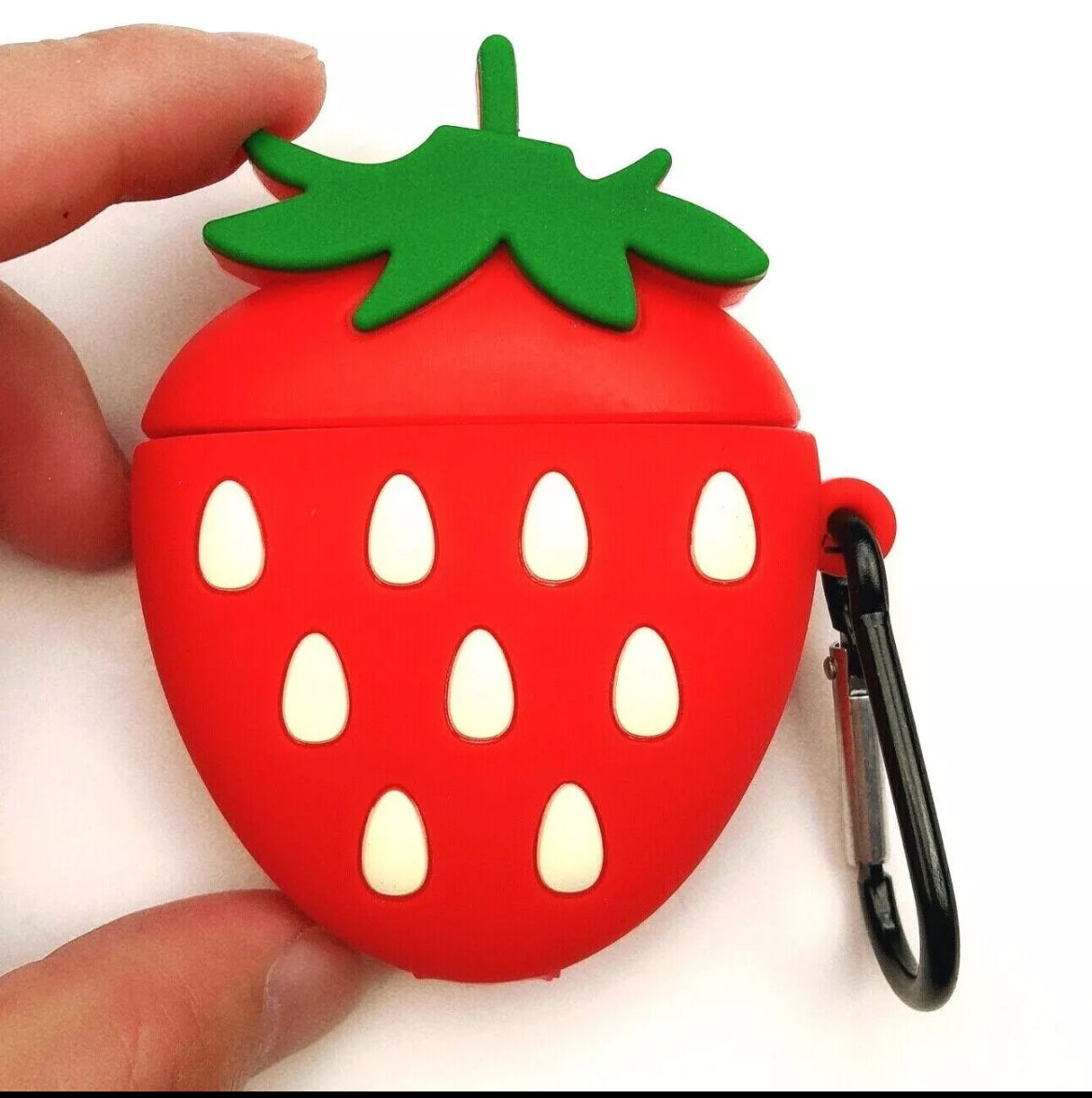 AirPods Pro 1 & 2 Silicone Case 3D Strawberry Cartoon Cover Protective