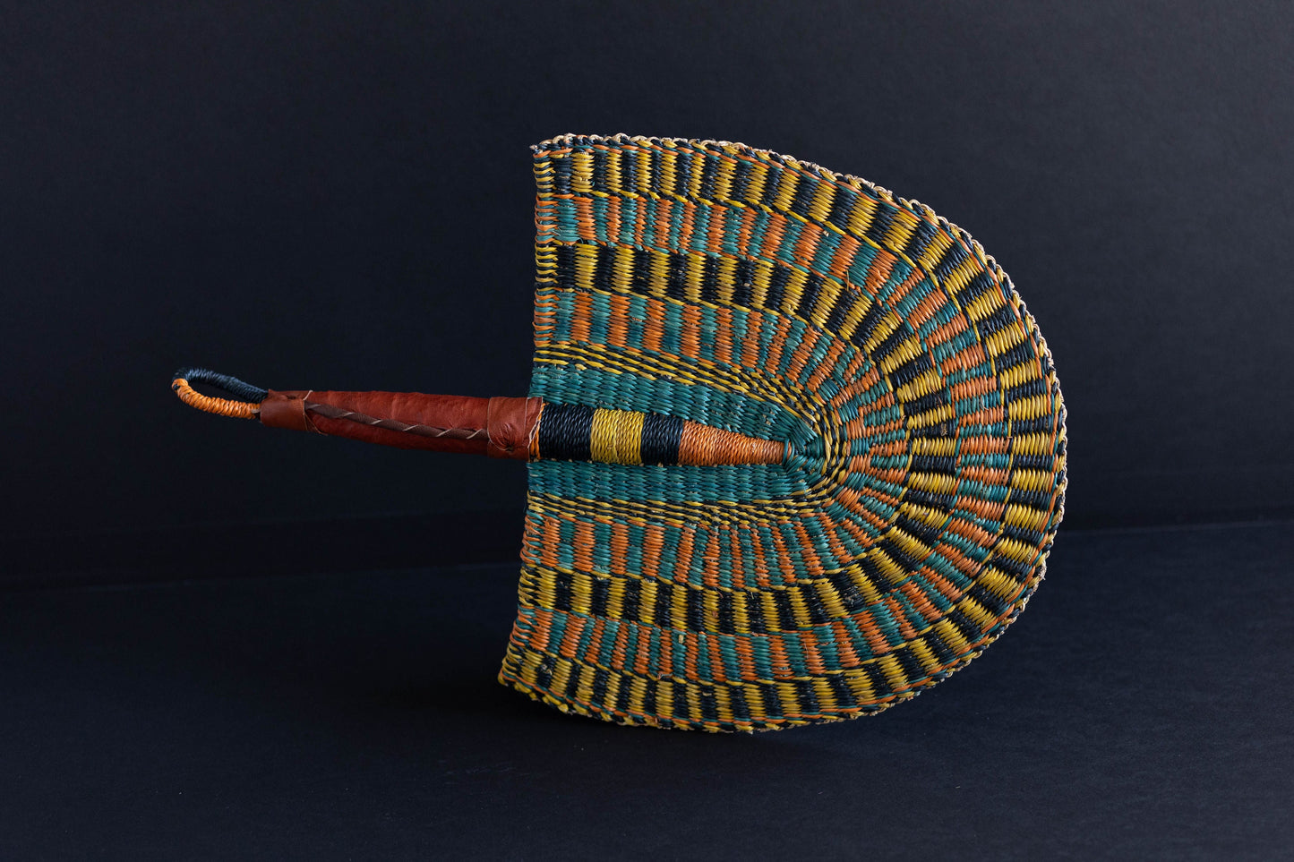 Bolga Fan: Blue Multi Color - HAPPY HOURS