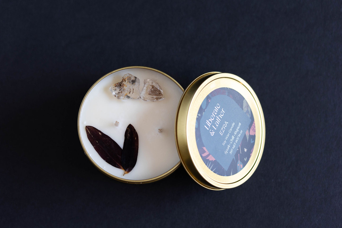 Ezra Soy Wax Candle - HAPPY HOURS