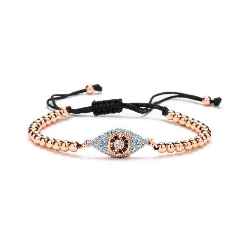 Beaded Protective Eye Bracelet - HAPPY HOURS