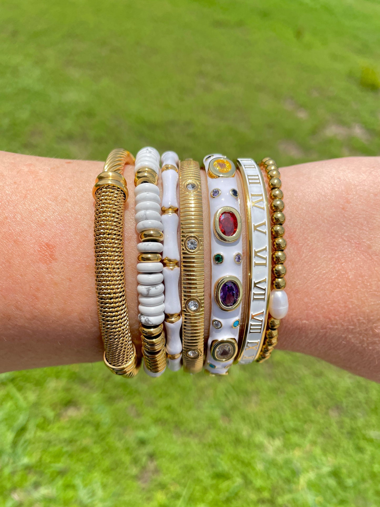 Faye Beaded Bracelet (Pre-Order) - HAPPY HOURS