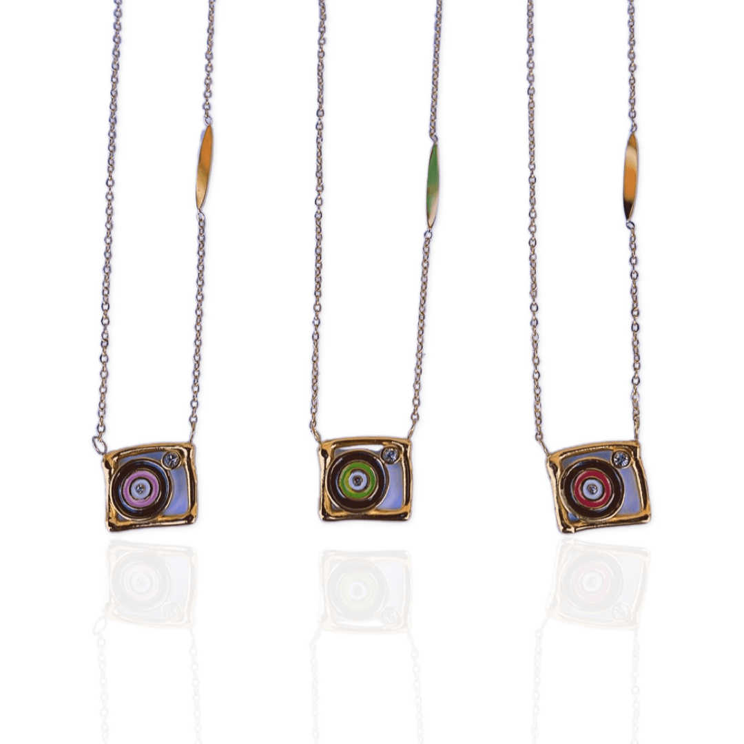 Valor Small Square Necklace - HAPPY HOURS