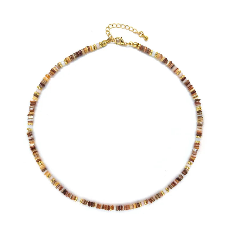 Becca Natural Stone Necklace (Pre-Order) - HAPPY HOURS