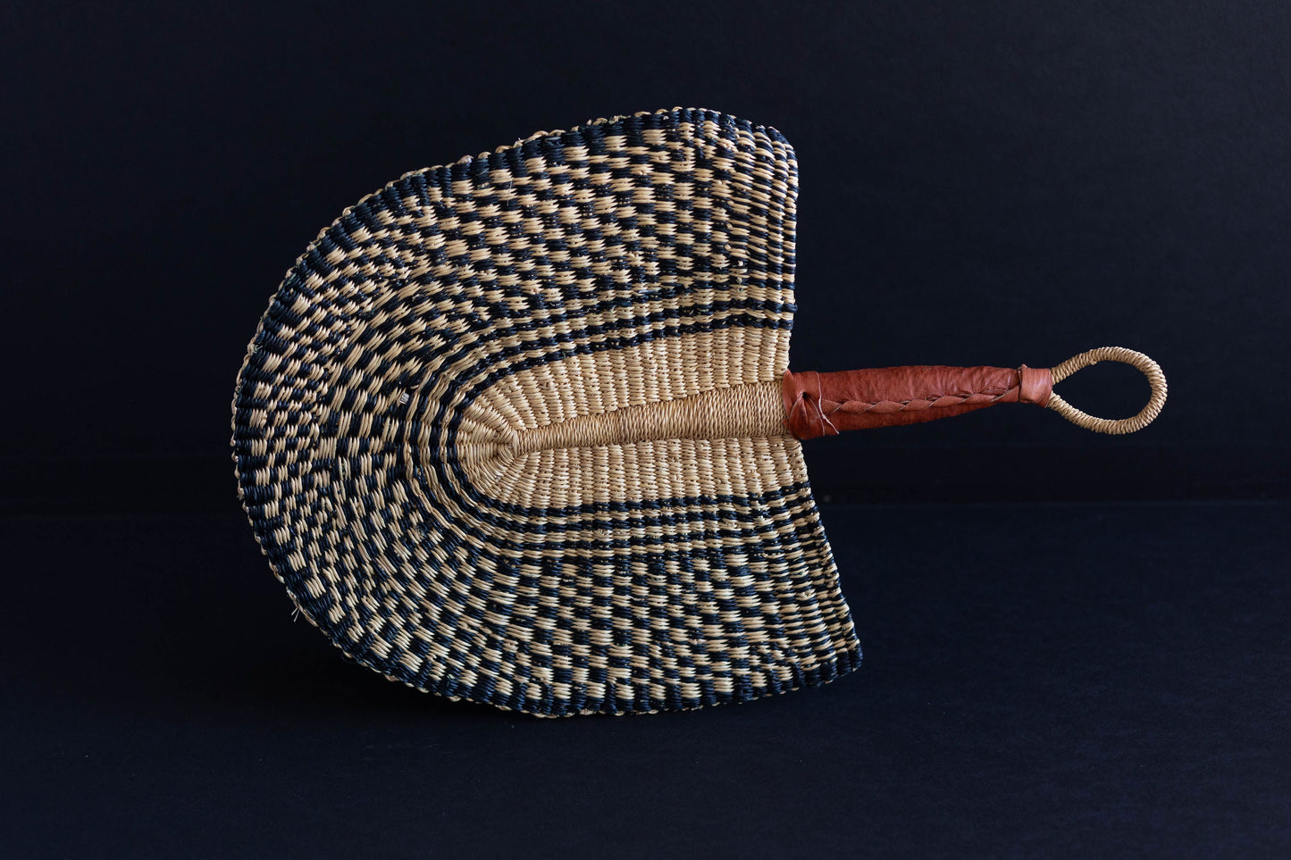 Bolga Fan: Tan and Black - HAPPY HOURS