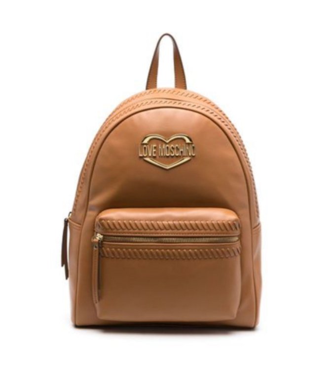 MOSCHINO BACKPACK WIT GOLD LOGO - HAPPY HOURS