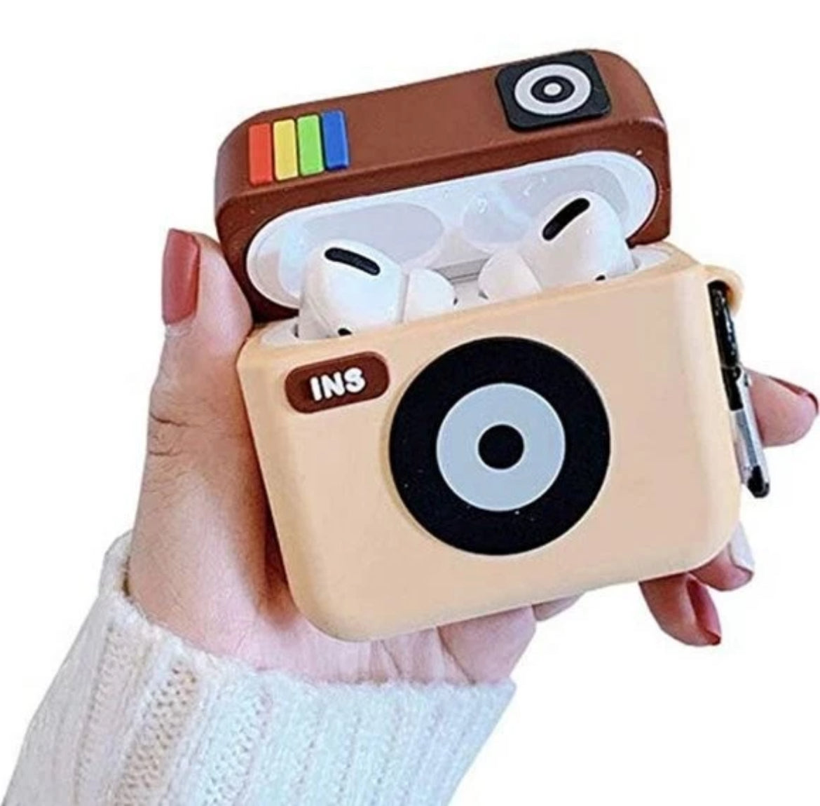 INSTAGRAM Camera Silicone Protective Case Cover For AirPods Pro