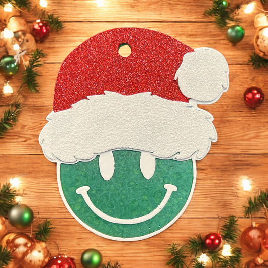 Weihnachtsmann-Smiley-Frischhaltedose