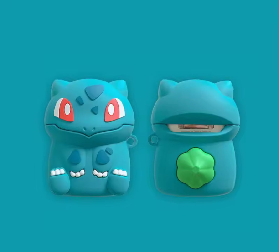 Bulbasaur Pokemon Earphone Case For Apple Airpods 1 2 3 Pro Soft Silicone Cover