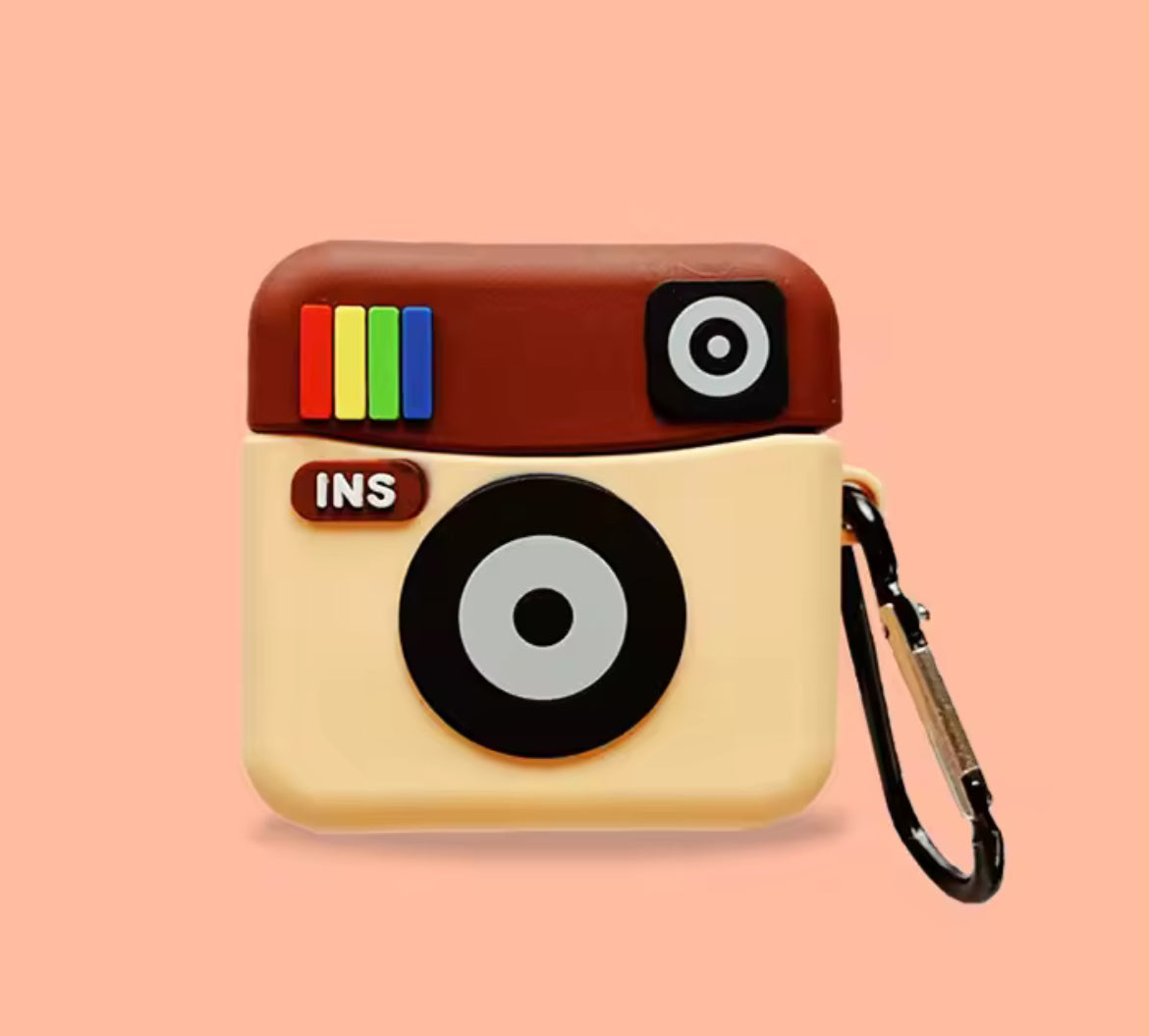 INSTAGRAM Camera Silicone Protective Case Cover For AirPods Pro