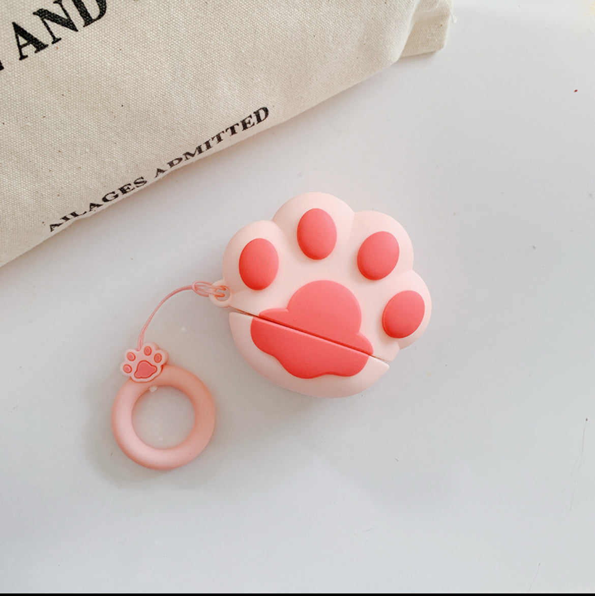 Cartoon Cat Paw AirPod Pro 1/2/3 Silicone Case