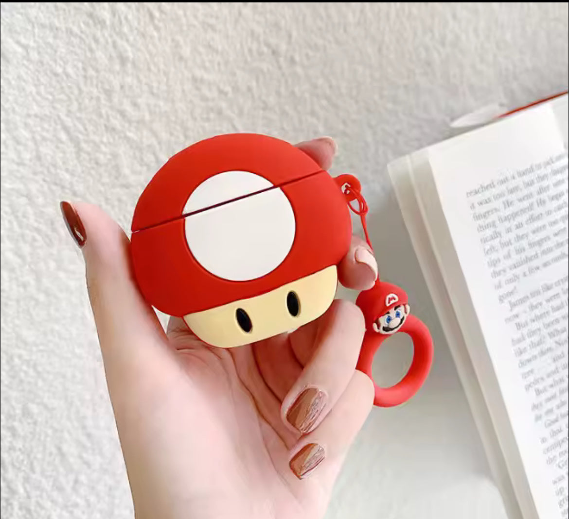 Super Mario Mushroom Earphone Case For Apple Airpods 1/2/3 Pro Series Airpods Cover