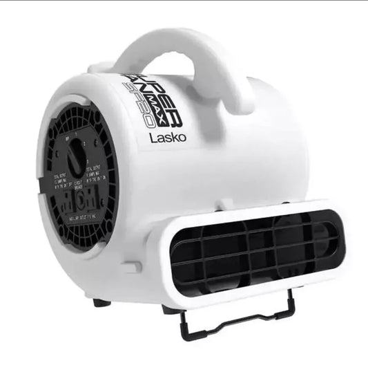 Lasko Super Fan Max Multi - Purpose Compact Air Mover/Model SF - 20 - G2/ White - HAPPY HOURS