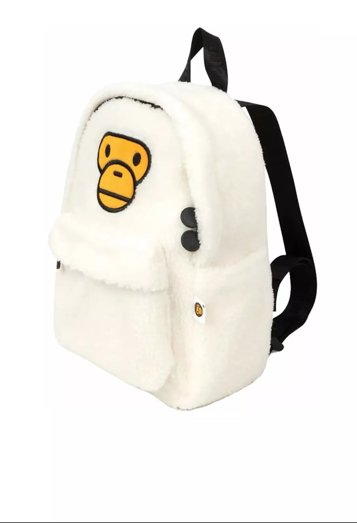 BAPE Baby Milo Mini Fur Backpack Ivory
