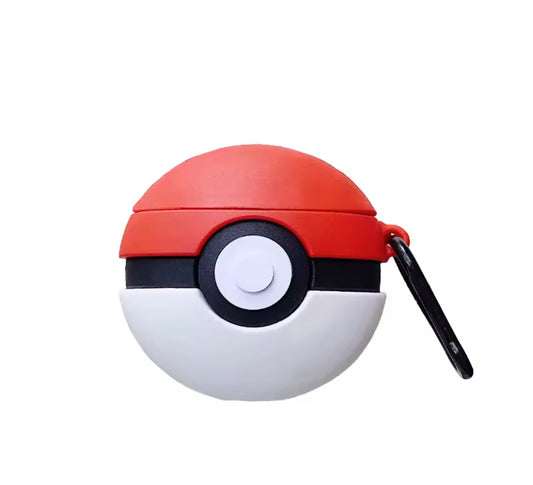 Pokemom Pokeball Case Cover For Apple AirPods Pro1 and 2 Silicone ShockProof
