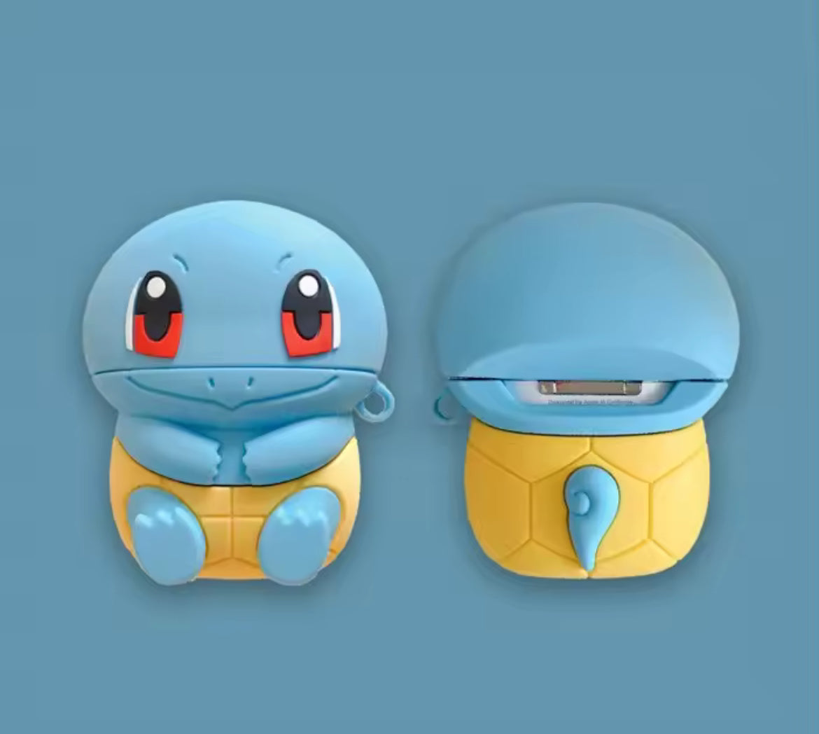 Squirtle Pokemon Earphone Case For Apple Airpods 1 2 3 Pro Soft Silicone Cover