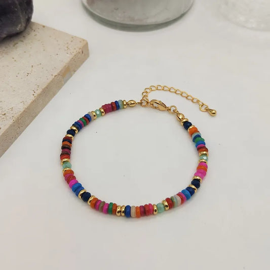 Becca Natural Stone Bracelet (Pre-Order) - HAPPY HOURS