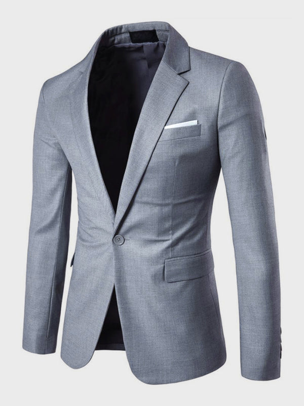 Men's Light Business Long Sleeve Blazer