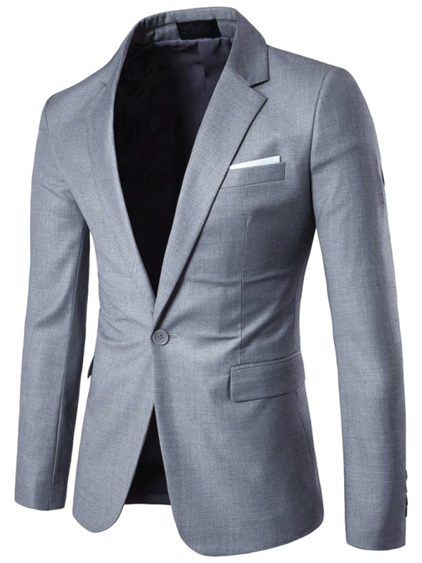 Men's Light Business Long Sleeve Blazer