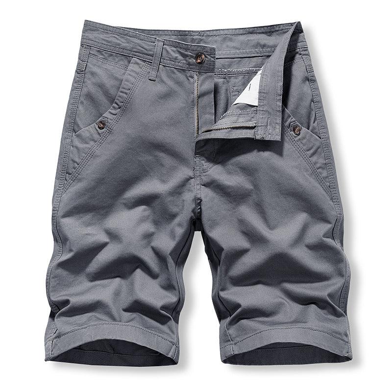 washed cotton pockets workman bermuda - HAPPY HOURS