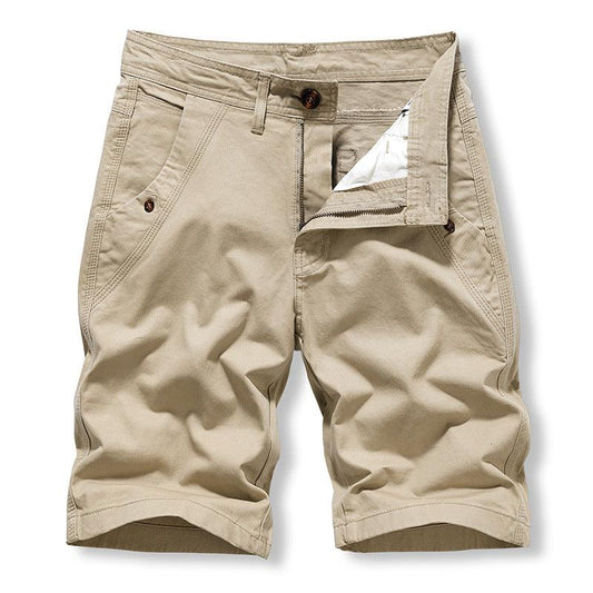 washed cotton pockets workman bermuda - HAPPY HOURS